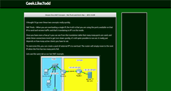 Desktop Screenshot of geekliketodd.com